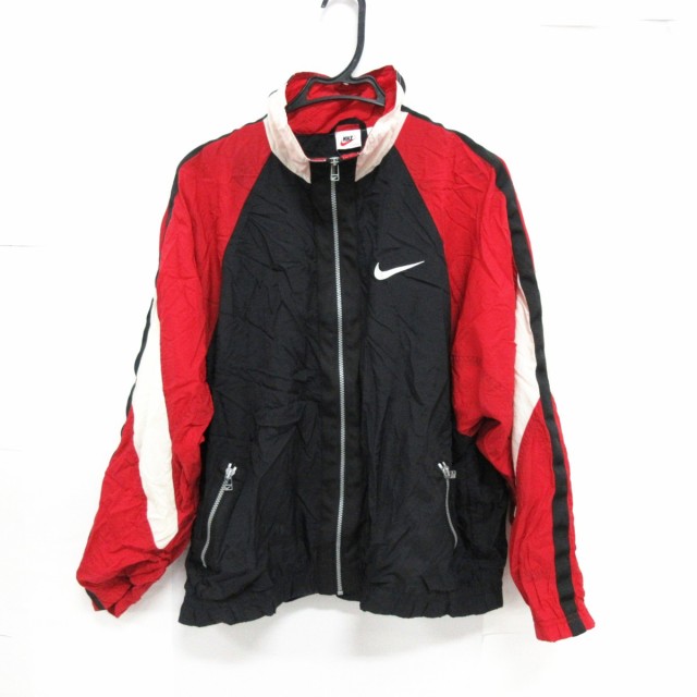 初回限定お試し価格 サイズl ブルゾン Nike ナイキ レディース 黒 レッド 中古 2111 美品 ブルゾン