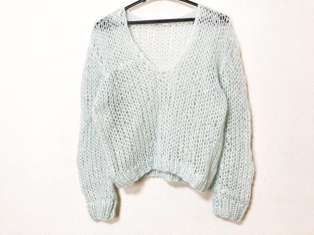 新入荷 マイアミ Maiami 長袖セーター レディース ライトグリーン まとめ買い歓迎 Www Iacymperu Org