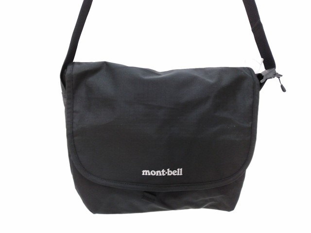 モンベル Mont Bell ショルダーバッグ レディース 黒 ナイロン 中古