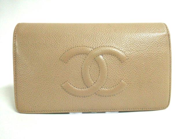 60 Off シャネル Chanel 長財布 レディース マーケット ベージュ ベージュ キャビアスキン デコshop Radiant C2ad21a1 Navpa Org