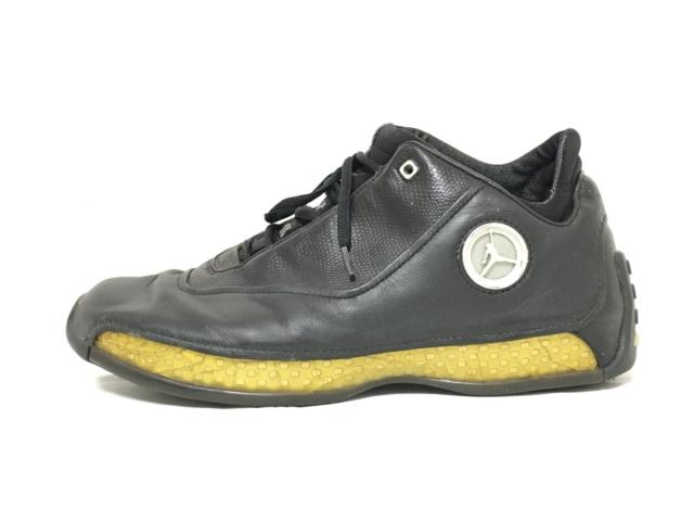 ナイキ Nike スニーカー 27 5 メンズ エアジョーダン 001 黒 合皮 中古 2103