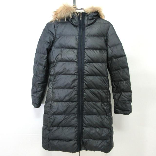 新しいエルメス Xs サイズ0 ダウンコート Moncler モンクレール レディース 冬物 中古 ネイビー Industries ダウンコート