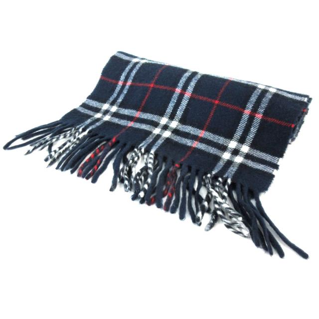人気トレンド バーバリーズ Burberry S マフラー レディース ダークネイビー レッド 白 チェック柄 ウール 格安人気 Www Meikyu Jp