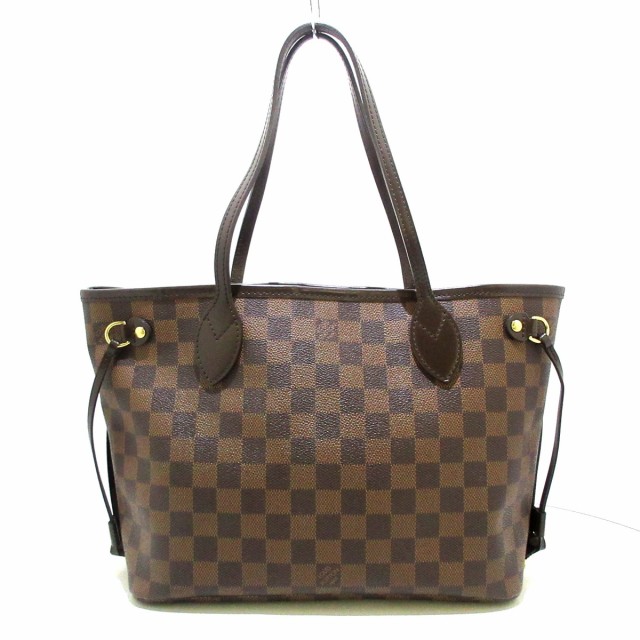 ルイヴィトン LOUIS VUITTON トートバッグ ダミエ レディース ネヴァーフルPM N51109 エベヌ ダミエ・キャンバス【中古】20220615