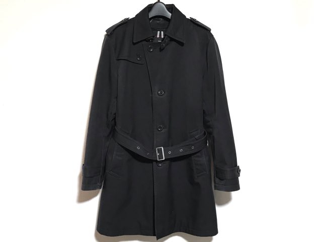 高い素材 バーバリーブラックレーベル Burberry Black Label トレンチコート Black マーケット サイズl メンズ トレンチコート 黒 長袖 冬 2102 おまかせワインショップ クロノワ 0a7318a1 Merrilyorsini Com