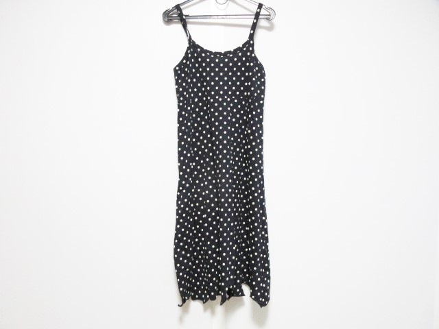 珍しい コムデギャルソン コムデギャルソン ワンピース サイズs レディース ネイビー 白 キャミワンピ ひざ丈 ドット柄 中古 別注 Sabrina Meuintercambio Net