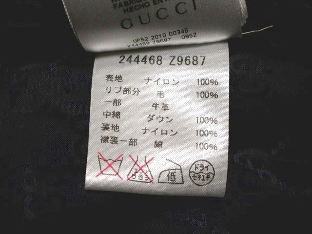 高評価お得 グッチ 長袖/冬20210209の通販はau PAY マーケット - ブランディア au PAY マーケット店|商品ロットナンバー:491266457 GUCCI ダウンジャケット サイズ46 S メンズ - 黒 在庫大特価