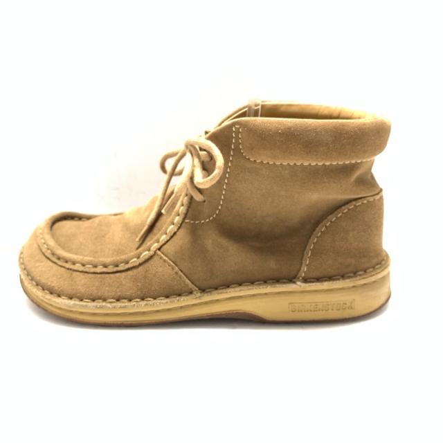 メーカー包装済 ビルケンシュトック Birken Stock ショートブーツ 245 レディース ブラウン スエード 50 Off Gdpcambodia Org