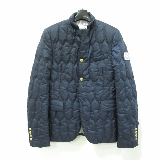 モンクレール MONCLER ダウンジャケット サイズ1 S メンズ GIACCA ネイビー ナイロン【中古】20220722