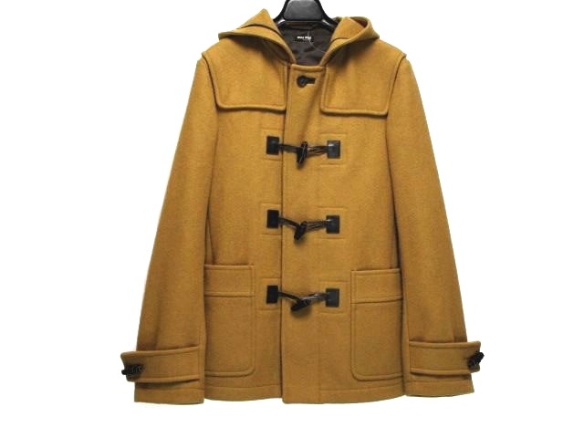 正規激安 ミュウミュウ Miumiu ダッフルコート サイズ44 L レディース ブラウン 黒 長袖 秋 冬 Dishub Sumedangkab Go Id