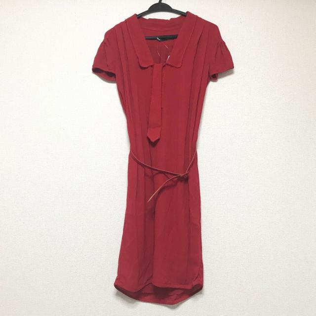 お客様満足度no 1 ディースクエアード Dsquared2 ワンピース サイズ40 M レディース レッド 開襟 半袖 ロング 50 Off Www Endocenter Com Ua