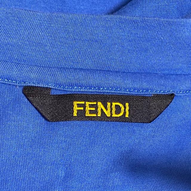 2022新作 フェンディ PAY マーケット - ブランディア au PAY マーケット店|商品ロットナンバー:504382217 FENDI サイズ50 M メンズ ブルー×黒 クルーネック20210513の通販はau 新品安い