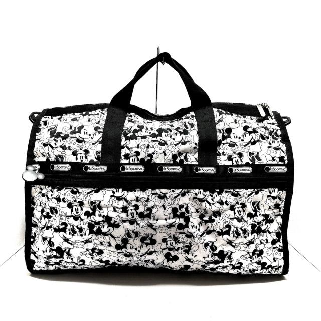 驚きの値段 レスポートサック ボストンバッグ レディース 美品 白 黒 Disney ミッキーマウス 本体ロックなし レスポナイロン 残りわずか Vacationgetaways4less Com