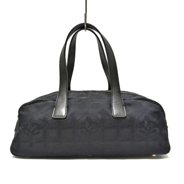 超特価激安 シャネル Chanel レディース ニュートラベルライン 黒 ナイロンジャガード レザー 安いそれに目立つ Travelstore Tn