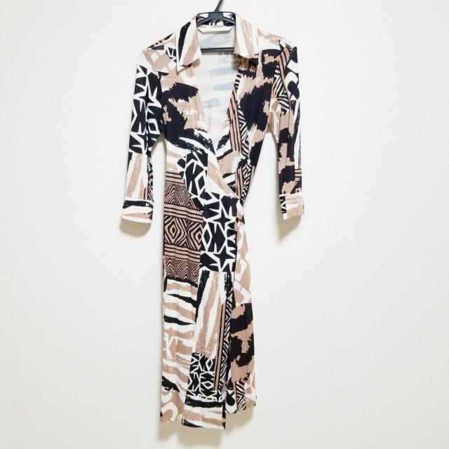 正規激安 ダイアン フォン ファステンバーグ ワンピース サイズ2 S レディース 美品 ベージュ アイボリー 黒 選べるサイズ展開 Gdpcambodia Org