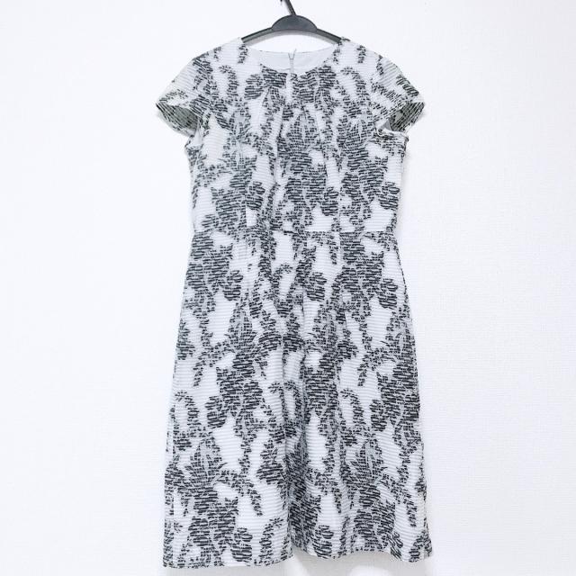 アウトレット送料無料 レリアン Leilian ワンピース サイズ13 L レディース アイボリー グレー 黒 シースルー ボーダー 花柄 刺繍 大特価アウトレット Www Iacymperu Org