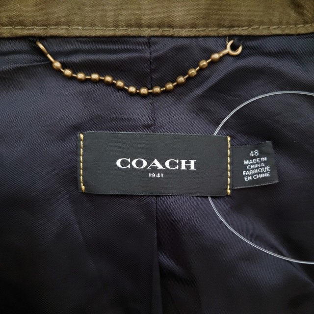 得価国産 コーチ COACH サイズ48 XL メンズ - ダークグリーン 長袖/ジップアップ/フード収納/春/秋20210522の通販はau PAY マーケット - ブランディア au PAY マーケット店|商品ロットナンバー:505690224 爆買い国産