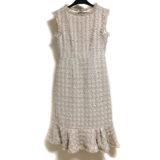 激安単価で セルフォード Celford ワンピース サイズ43 レディース ピンクベージュ アイボリー マルチ 完売 Deutschonline Uz