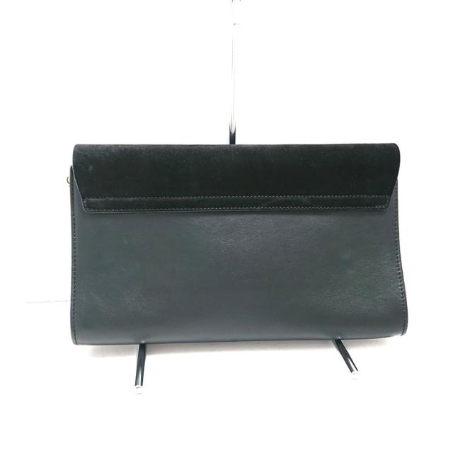 人気SALE大人気 クロエ PAY マーケット - ブランディア au PAY マーケット店|商品ロットナンバー:507478118 Chloe クラッチバッグ レディース フェイ 黒 レザー×スエード20210603の通販はau 新作セール