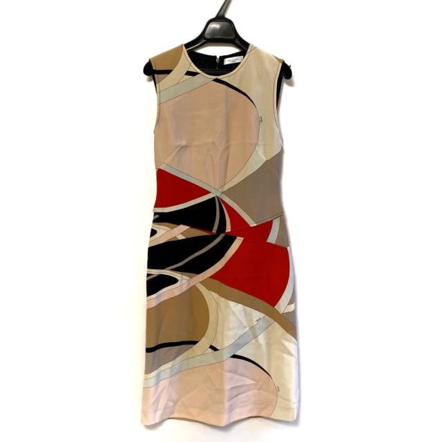 さらに値下げ エミリオプッチ Emilio Pucci ワンピース サイズ38 S レディース ライトイエロー ライトピンク マルチ 爆安プライス Arnabmobility Com