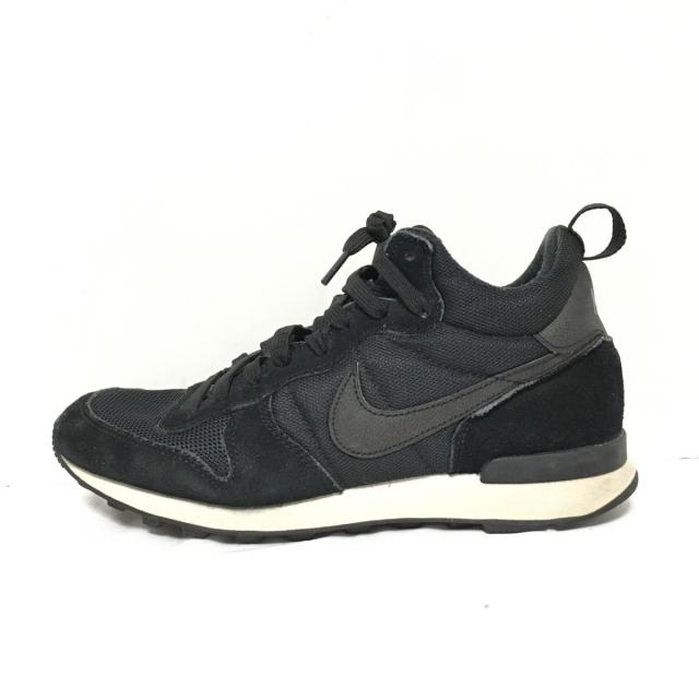 当店人気 送料無料 ナイキ Nike スニーカー 24 レディース インターナショナリスト ミッド 6967 006 黒 ナイロン スエード レザー 希少 大人気 Gdpcambodia Org
