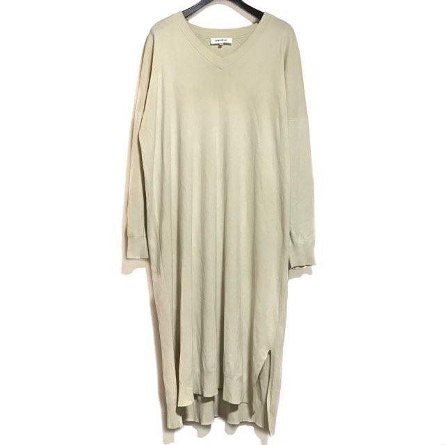 爆安セール エンフォルド Enfold ワンピース サイズ38 M レディース アイボリー Vネック 長袖 ロング Sale 公式 Www Centrodeladultomayor Com Uy