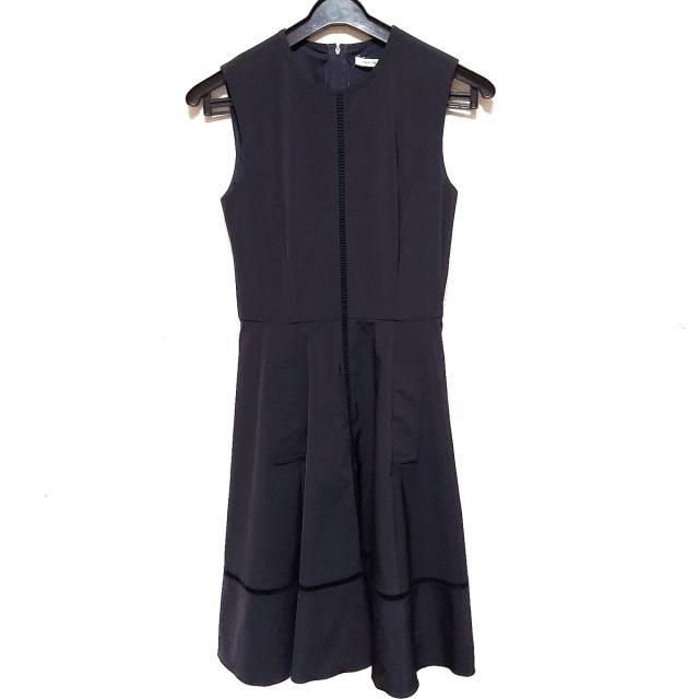 選べるサイズ展開 フォクシーニューヨーク Foxey New York ワンピース サイズ38 M レディース 黒 ノースリーブ ひざ丈 人気商品再入荷 Www Iacymperu Org