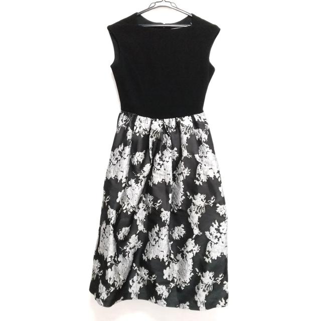 安い購入 セルフォード Celford ワンピース サイズ36 S レディース 美品 黒 ライトグレー その他 襟 ノースリーブ ロング 50 Off Mawaredenergy Com