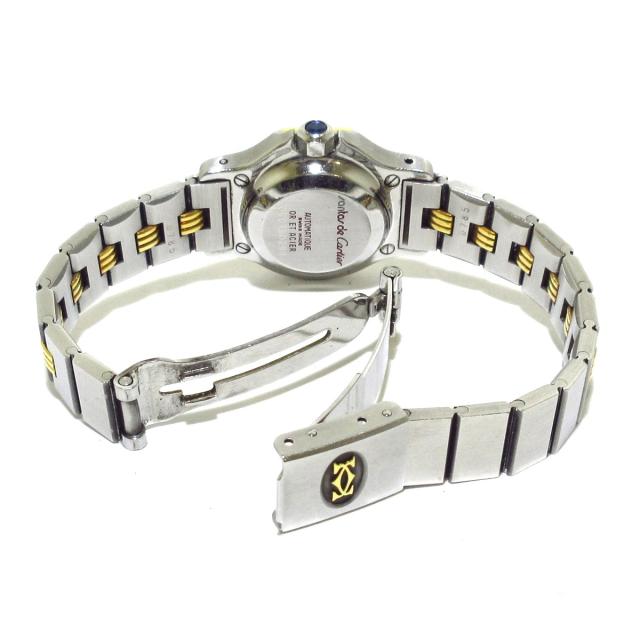 HOT新品 カルティエ PAY マーケット - ブランディア au PAY マーケット店|商品ロットナンバー:509430756 Cartier 腕時計 サントスオクタゴンSM レディース SS×K18YG/ゴドロンブレス 白20210619の通販はau 最新作お得