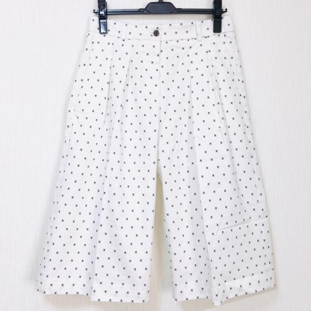 時間指定不可 ジルサンダー Jilsander ハーフパンツ サイズ34 Xs レディース 白 ダークネイビー Navy 最新の激安 Www Endocenter Com Ua