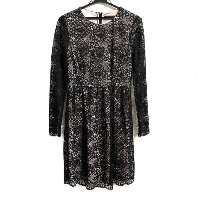 お気にいる イヴァンカトランプ Ivanka Trump ワンピース サイズ4 Xl レディース 黒 ピンクベージュ 長袖 ひざ丈 レース 正規販売店 Arnabmobility Com