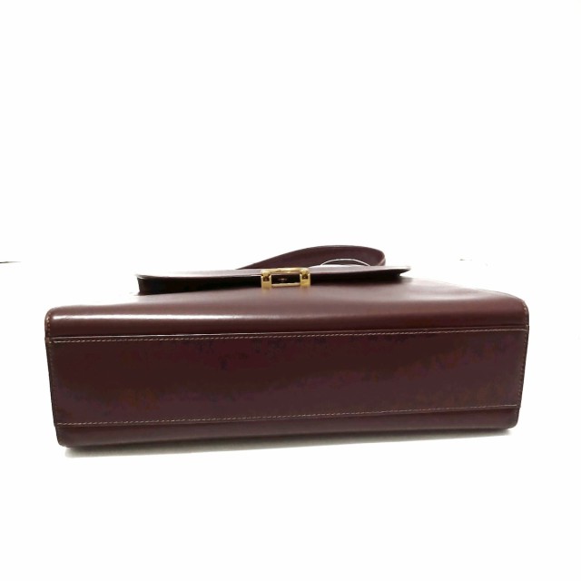 得価定番 カルティエ PAY マーケット - ブランディア au PAY マーケット店|商品ロットナンバー:512136665 Cartier ハンドバッグ レディース マストライン ボルドー レザー20210710の通販はau お得得価