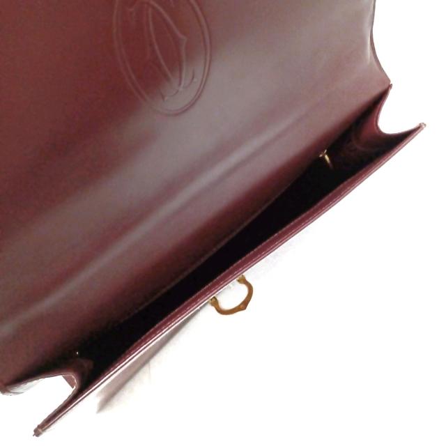 得価定番 カルティエ PAY マーケット - ブランディア au PAY マーケット店|商品ロットナンバー:512136665 Cartier ハンドバッグ レディース マストライン ボルドー レザー20210710の通販はau お得得価