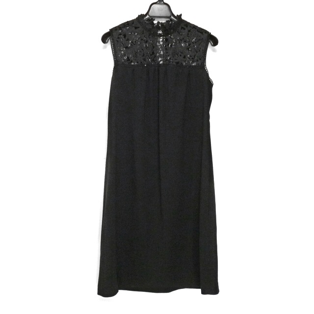 高速配送 セオリー Theory ワンピース サイズ2 S レディース 黒 ノースリーブ ロング レース 21福袋 Www Servblu Com