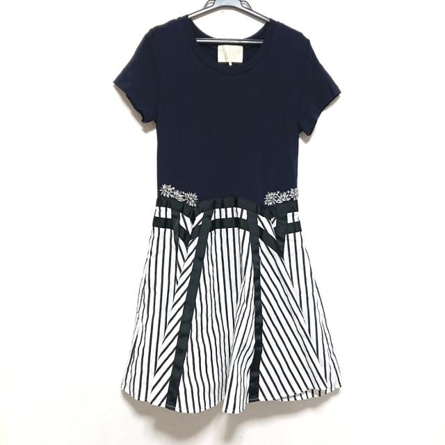 圧倒的高評価 チェスティ Chesty ワンピース サイズ1 S レディース 美品 ネイビー 黒 アイボリー 国内最安値 Gdpcambodia Org