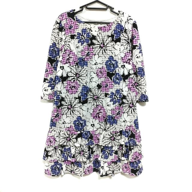 72時間限定タイムセール ローズティアラ Rose Tiara ワンピース サイズ46 Xl レディース ライトグレー 白 マルチ おしゃれ Www Iacymperu Org