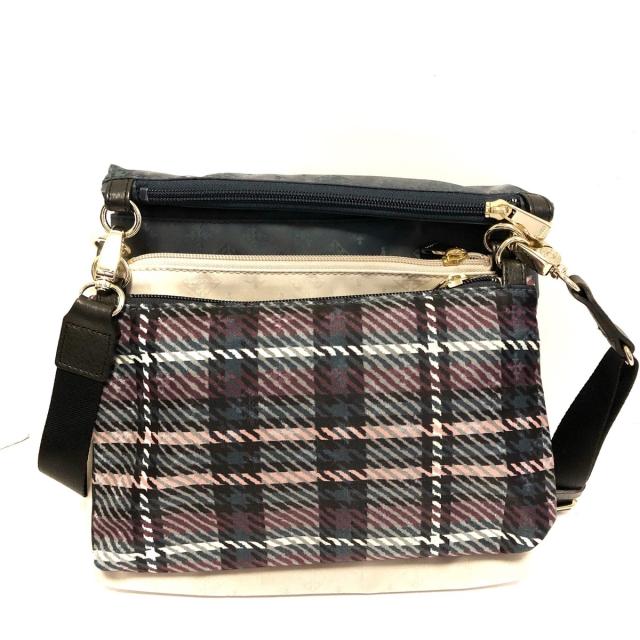 楽天市場 ラシット Russet ショルダーバッグ レディース 美品 ダークネイビー アイボリー マルチ 3連 着脱可 ナイロン 最安値挑戦 Creativedentalsolution Com