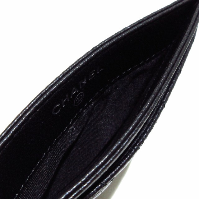 正規店定番 シャネル CHANEL カードケース レディース 美品 Vステッチ(シェブロン),マトラッセ 黒 ココマーク キャビアスキン20210701の通販はau PAY マーケット - ブランディア au PAY マーケット店|商品ロッ 超激安新作