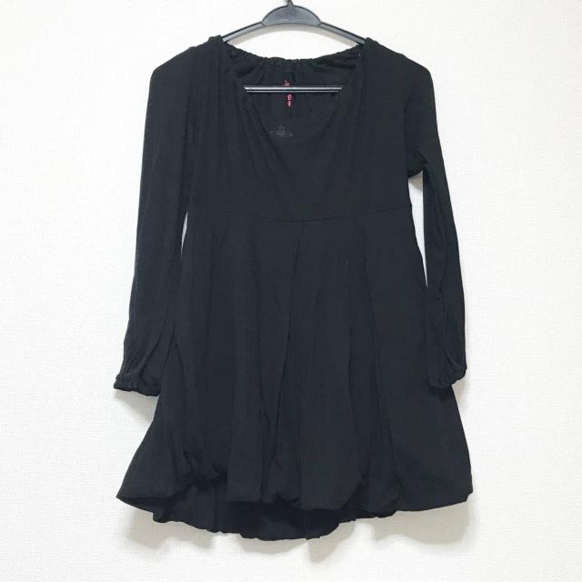 クライマックスセール ヴィヴィアンウエストウッドレッドレーベル Viviennewestwoodredlabel ワンピース サイズ2 M レディース 黒 リボン 内祝い Ogytech Com