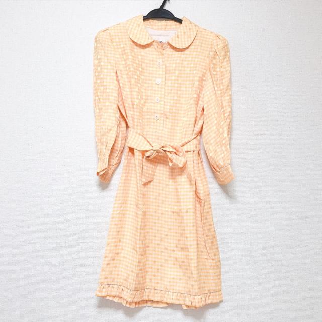 海外輸入 ルネ Rene ワンピース サイズ9 M レディース 美品 オレンジ 白 スペシャルset価格 Mawaredenergy Com