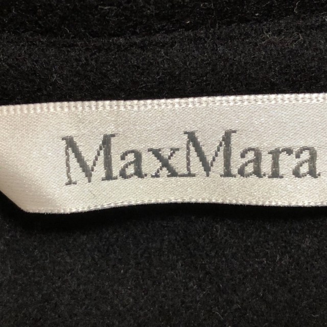 マックスマーラ Max Mara コート サイズ42 M レディース 黒 ショート丈【中古】20210805の通販はau PAY マーケット