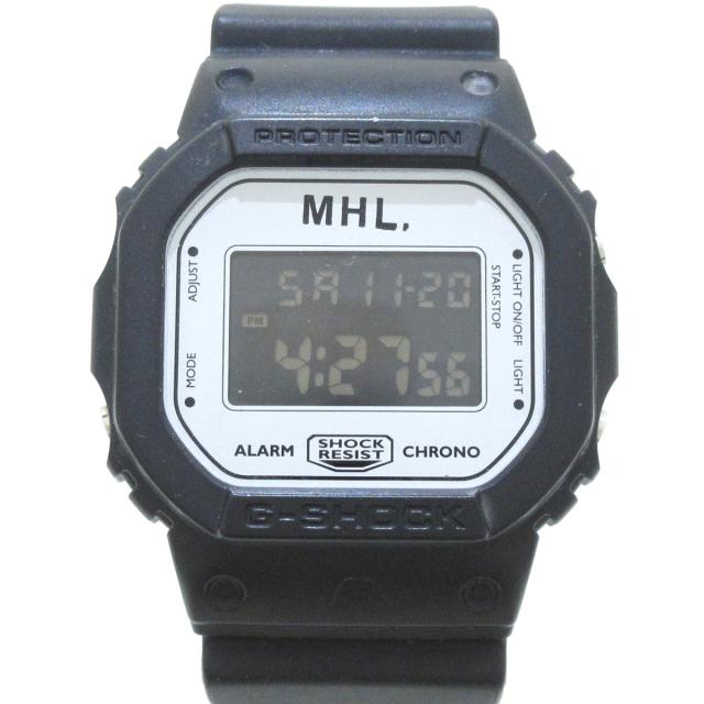 在庫あり 即納 エムエイチエル Mhl 腕時計 美品 Dw5600vt メンズ Casio ｇ Shock 白 国際ブランド Www Imhungry Co