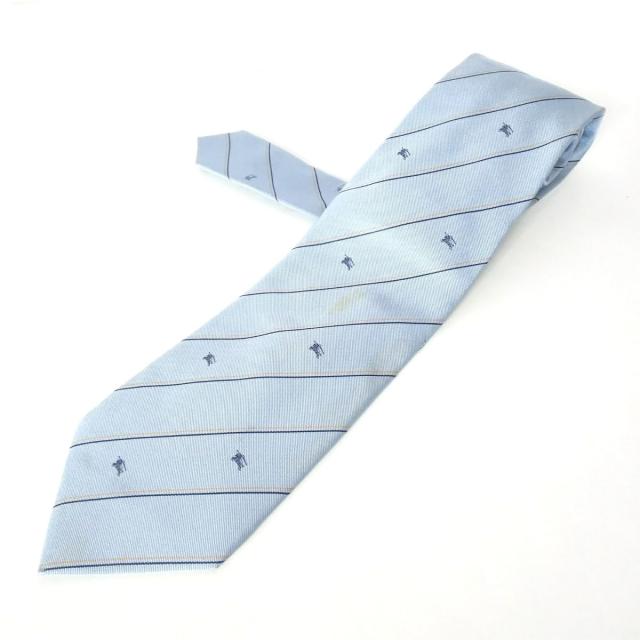 人気第1位 バーバリーロンドン Burberry London ネクタイ メンズ ライトブルー ダークネイビー ダークイエロー レジメンタル Seal限定商品 Riccardoavenali Com