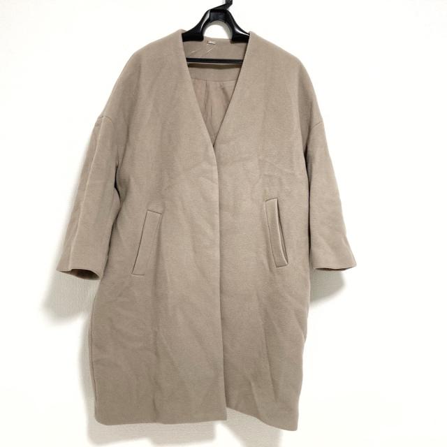 決算特価 送料無料 ミラオーウェン Mila Owen コート サイズ1 S レディース グレーベージュ 長袖 冬 爆熱 Sportsclubnaples Org
