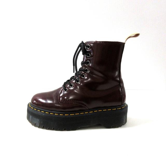 買い価格 ドクターマーチン Dr Martens ショートブーツ 4 レディース ボルドー レザー オンラインストア大特価祭 Triplex Ee