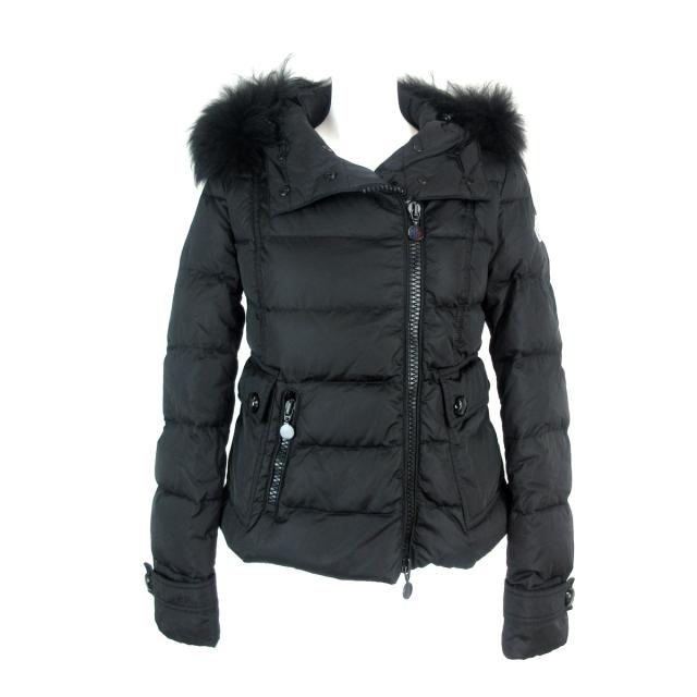 新製品情報も満載 Xs サイズ0 ダウンジャケット Moncler モンクレール レディース 長袖 ファー 冬 中古 黒 Bryone ブリヨン ダウンジャケット Trutek Com Pl