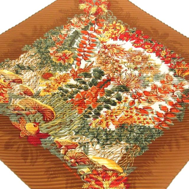 保障できる エルメス Hermes スカーフ レディース 美品 カレプリセ ブラウン 白 マルチ 花柄 2215 絶対一番安い Majconsults Com