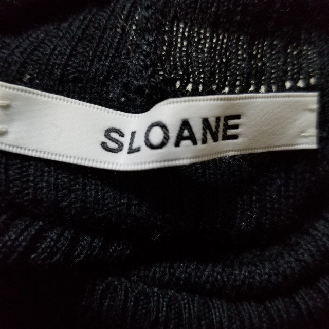 スローン SLOANE 長袖セーター サイズ1 S レディース 美品 - 黒 タートルネック【中古】20220216の通販はau PAY