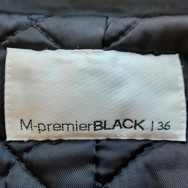 エムプルミエブラック M-premierBLACK ダウンコート サイズ36 S レディース 美品 - 黒 長袖/冬【中古】20211208の