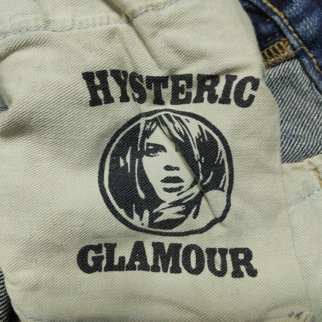 ヒステリックグラマー HYSTERIC GLAMOUR ジーンズ サイズXS レディース 美品 - ブルー フルレングス【中古